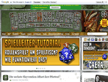 Tablet Screenshot of dungeonslayers.de